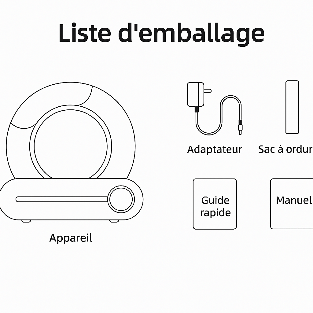 Litière Automatique Connectée Pour Chat