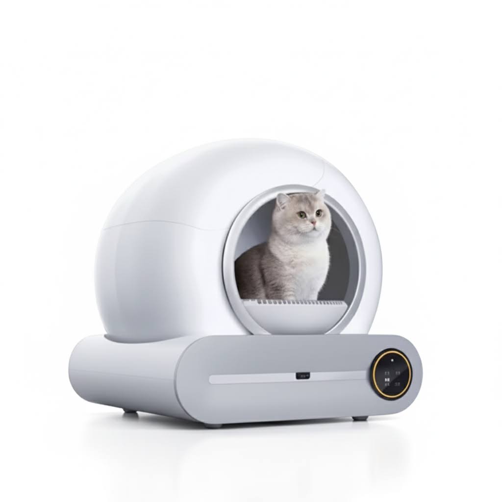 Litière Automatique Connectée Pour Chat